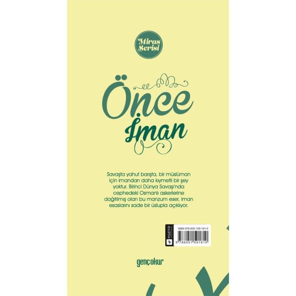 Önce İman | Fatih Çakır