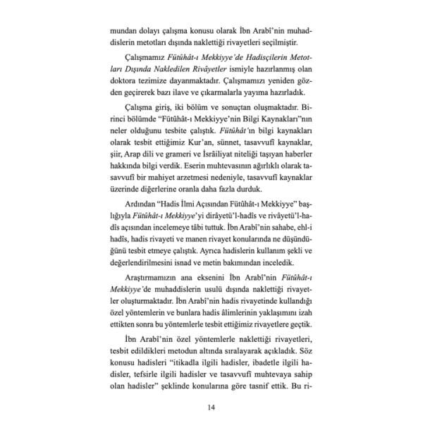 İbn Arabi ve Hadis | Mehmet Ayhan