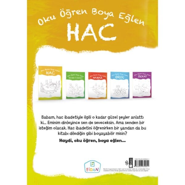 Oku Öğren Boya Eğlen Boyama Seti 5 Kitap | Cüneyt Dal