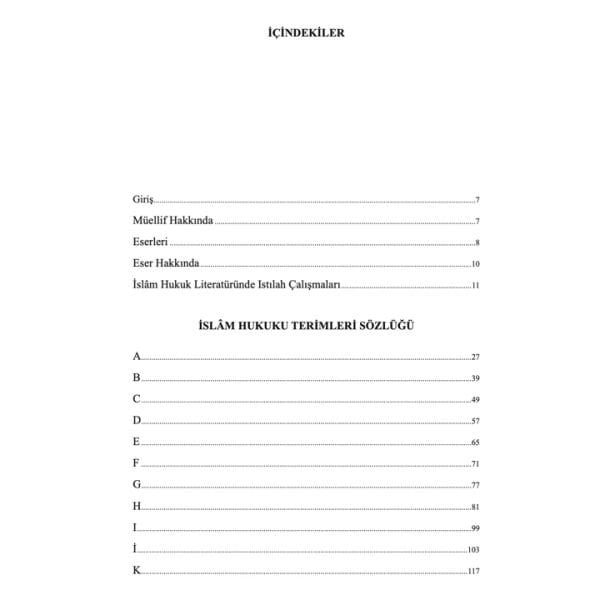 İslam Hukuku Terimleri Sözlüğü | Ömer Nasuhi Bilmen