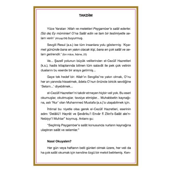 Delailül Hayrat Hafız Boy Beyaz Kapak | Süleyman El-Cezuli