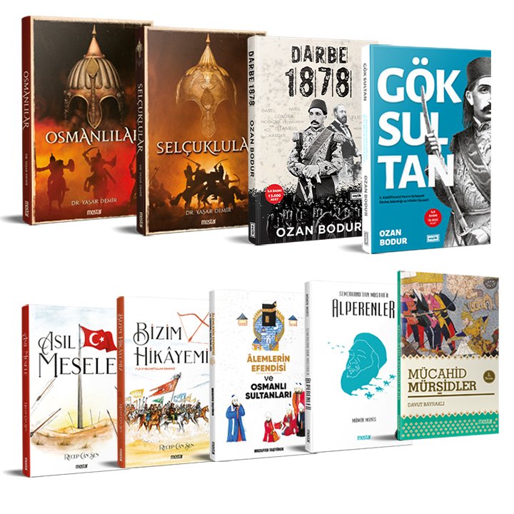 Tarih Kitapları Serisi (9 Kitap)