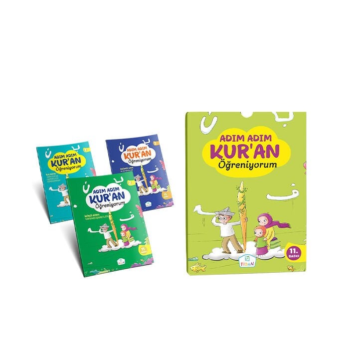 Adım Adım Kuran Öğreniyorum 3 Kitap | Öznur Yavaş | Nevin Karataş